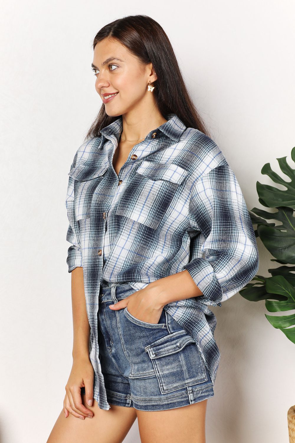 The Kiera Relaxed Fit Plaid Shirt