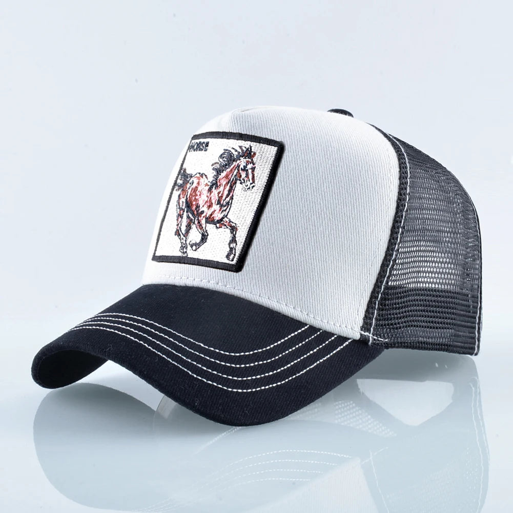 Wild Mustang Western Trucker Caps