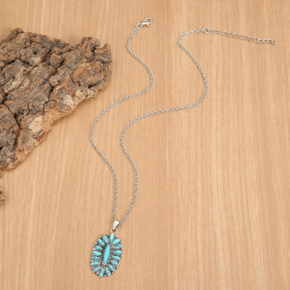 The Aiyana Turquoise Penant Necklace