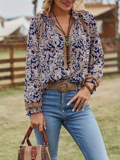 The Tamsyn Boho Pullover Blouse