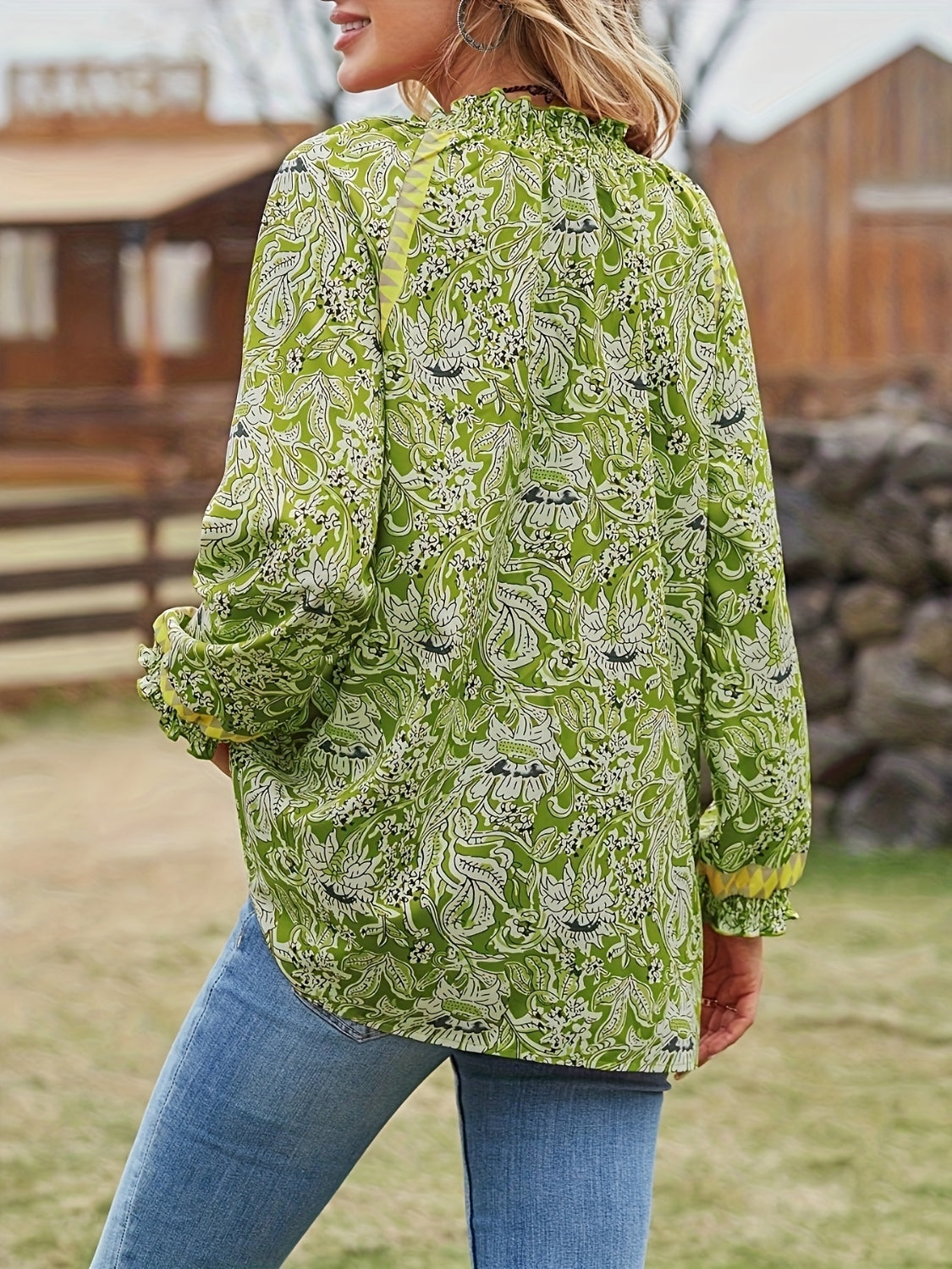 The Tamsyn Boho Pullover Blouse