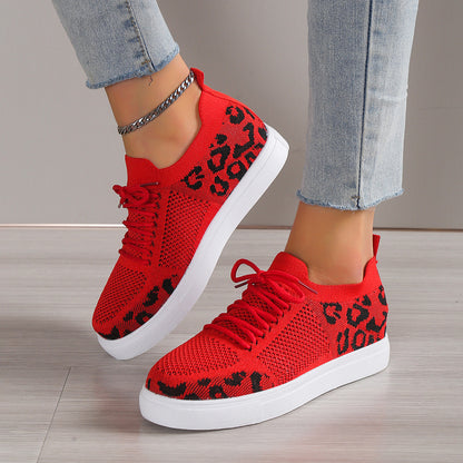 The Riley Leopard Print Sneakers