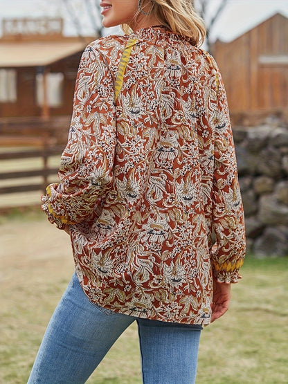 The Tamsyn Boho Pullover Blouse