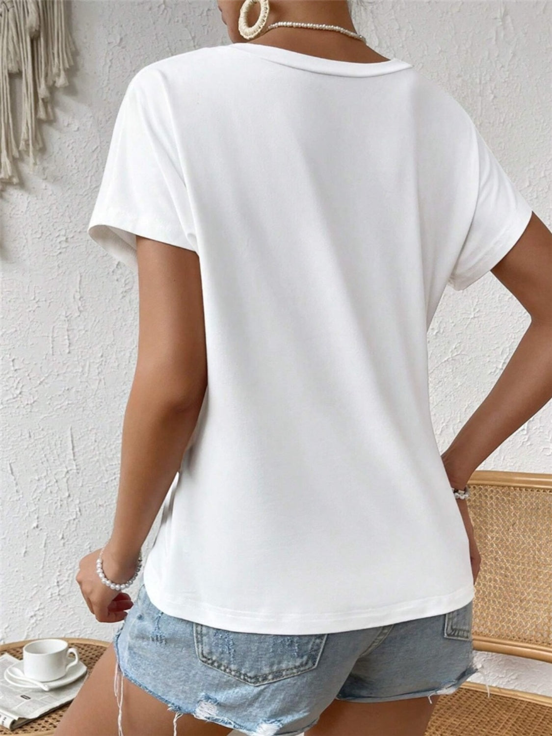 The Darcy Asymmetric Hem T-Shirt