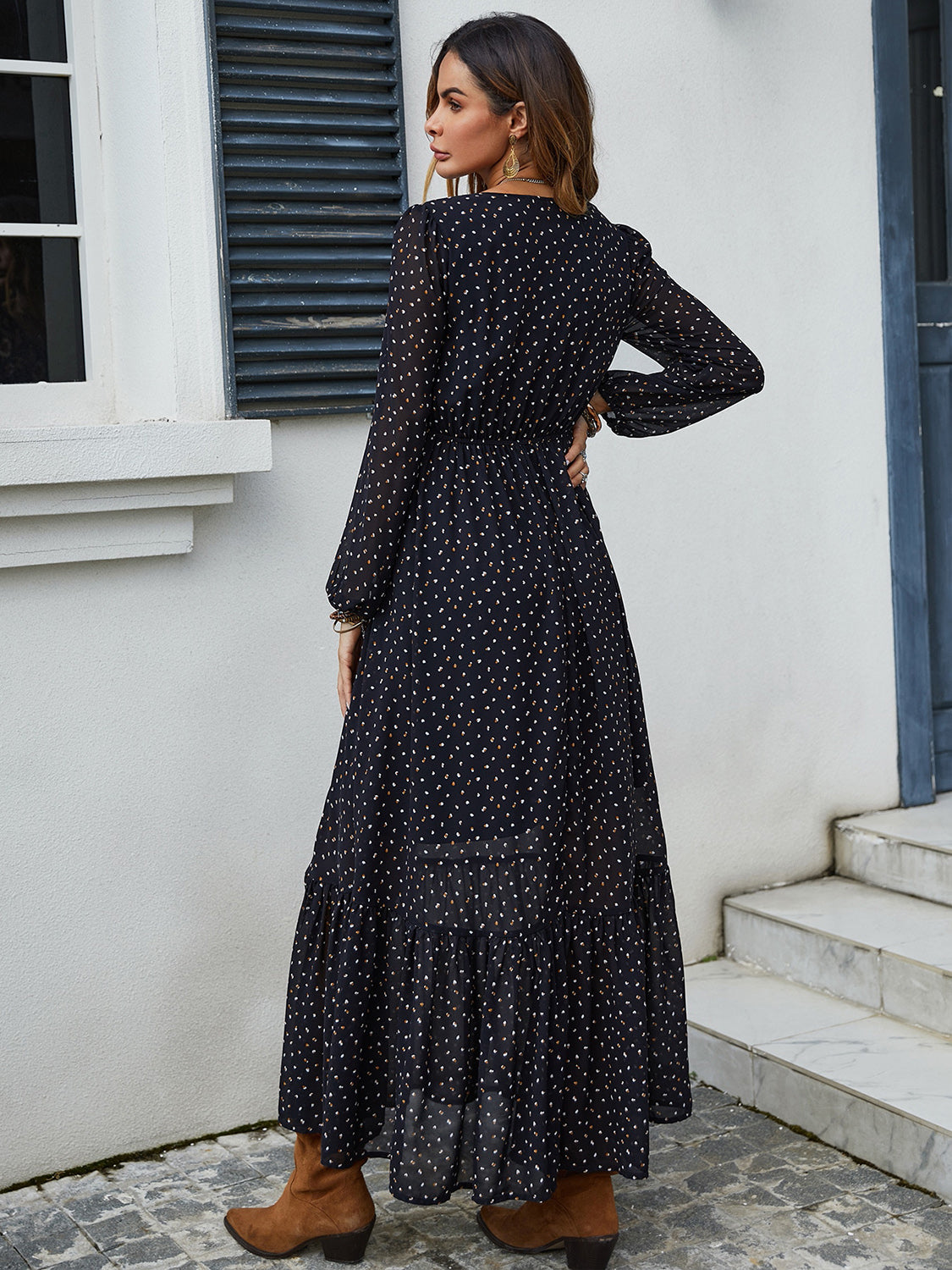 The Tamara Embroidered Boho Maxi Dress