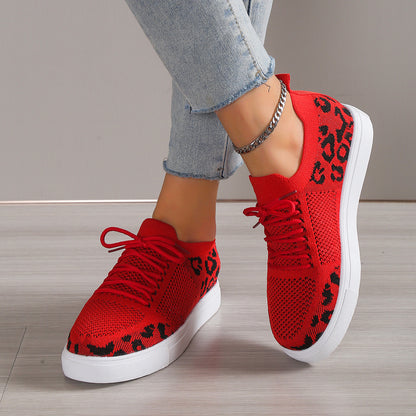 The Riley Leopard Print Sneakers