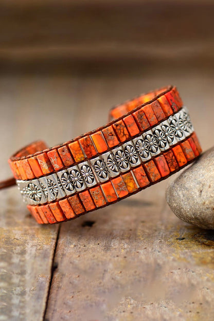 The Pattaya Triple Layer Natural Stone Bracelet