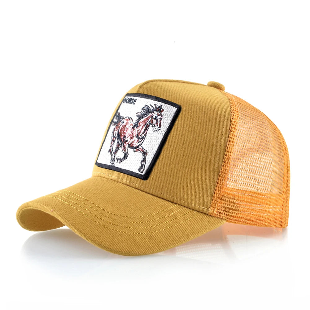 Wild Mustang Western Trucker Caps