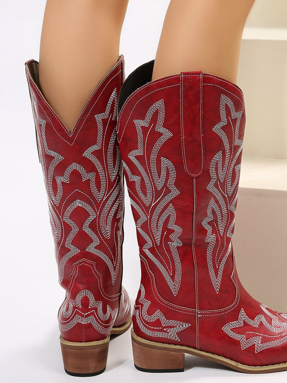 Vegan cowboy fashion boots