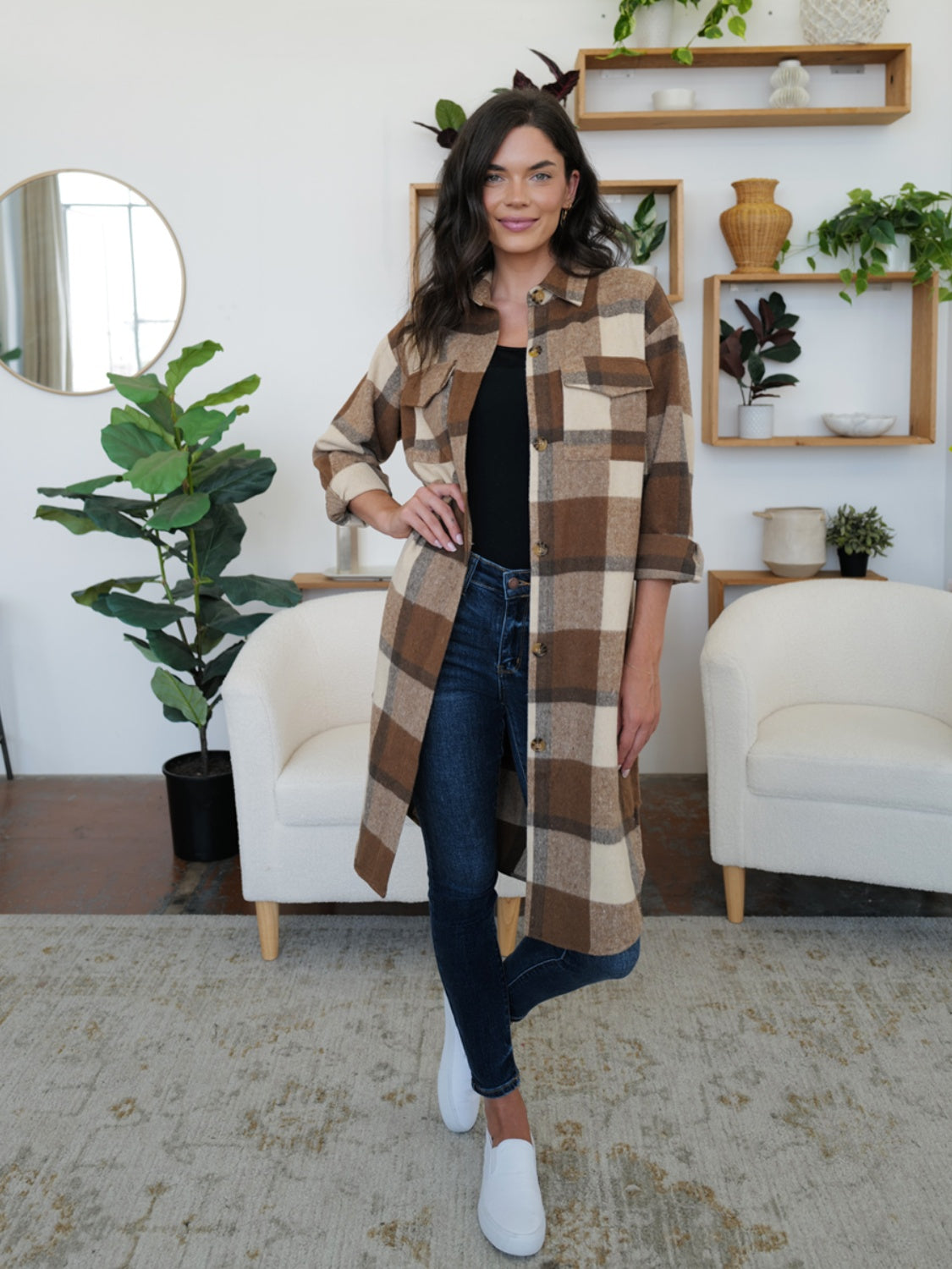 The Renegade Oversized Plaid Shacket