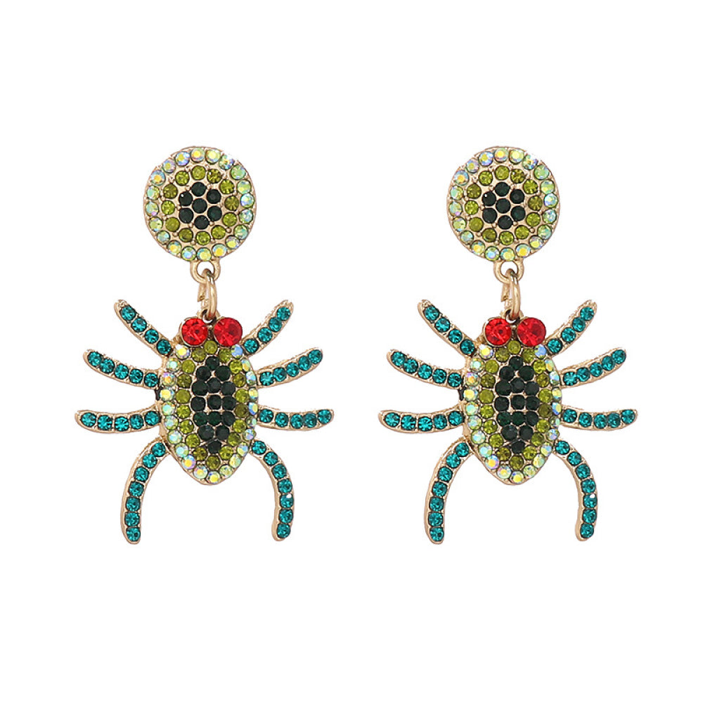 Creeper Pavé Spider Earrings