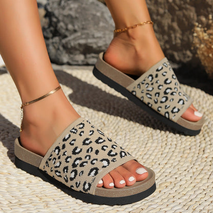 Sphynx Leopard Print Slides