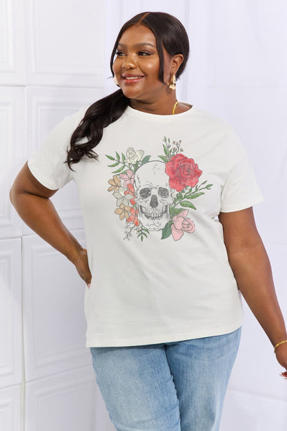 Love & Death Skull Graphic Tee