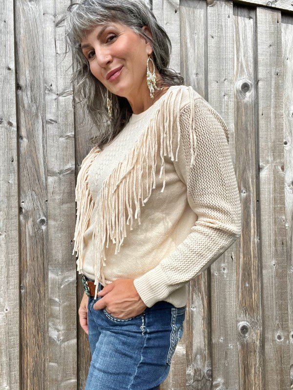 The Wichita Western Fringe Sweater