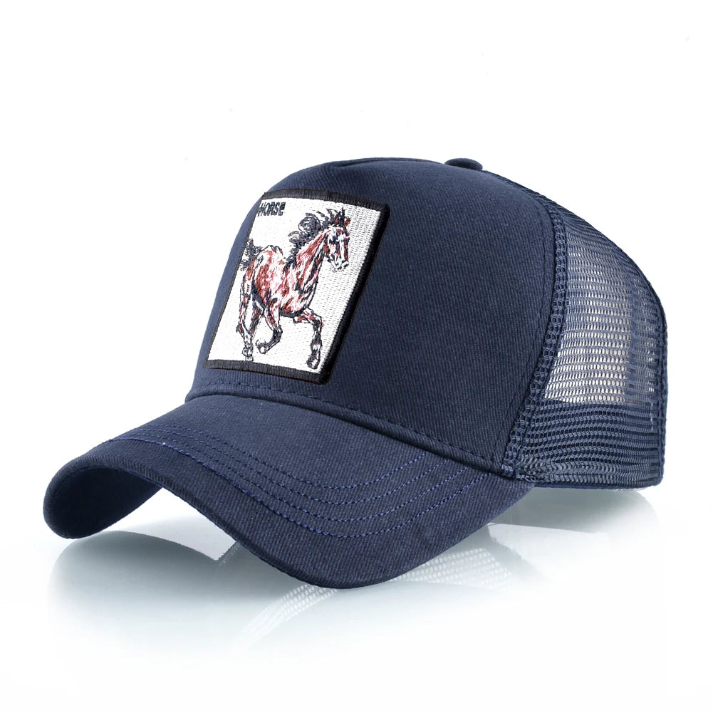 Wild Mustang Western Trucker Caps