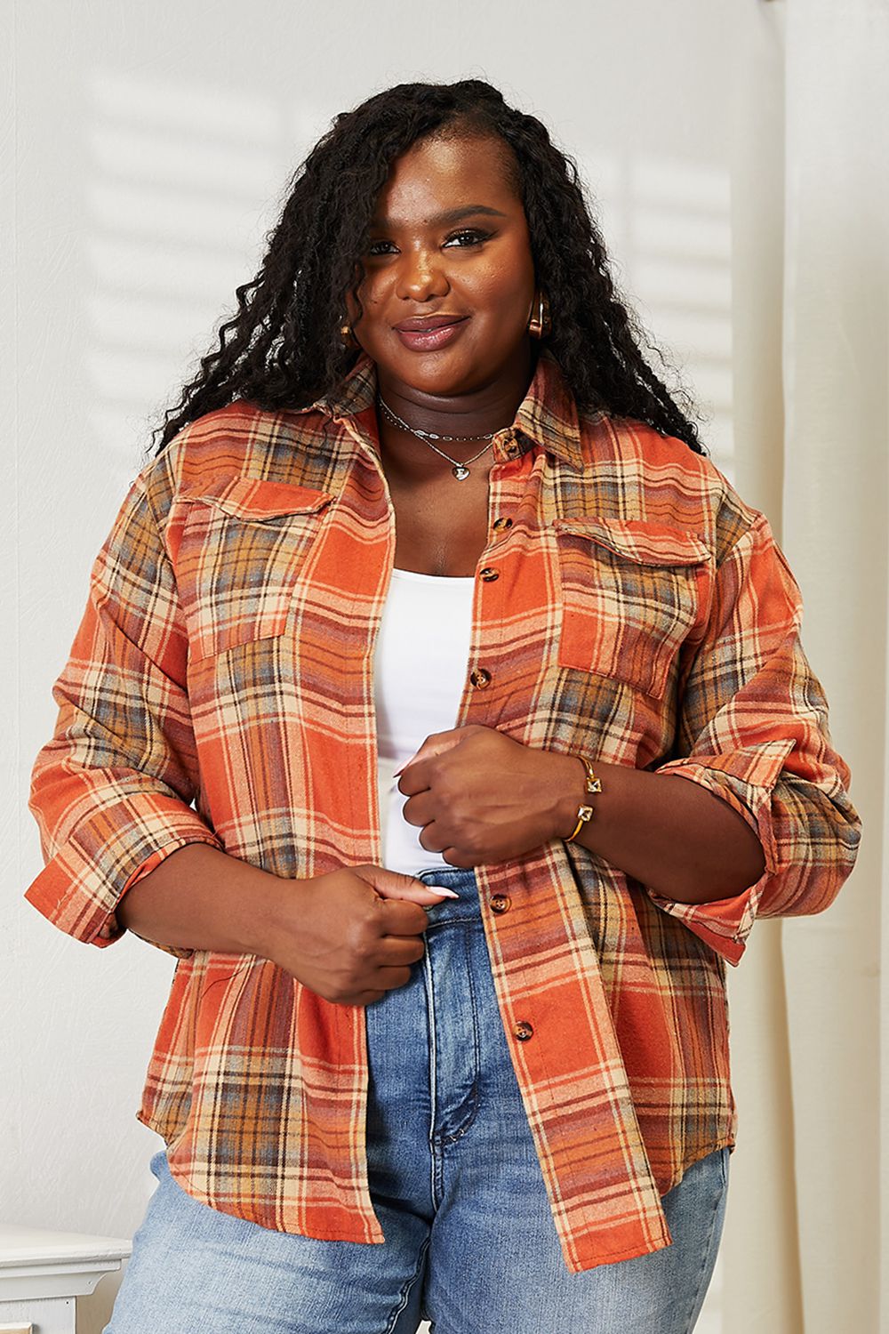 The Kiera Relaxed Fit Plaid Shirt