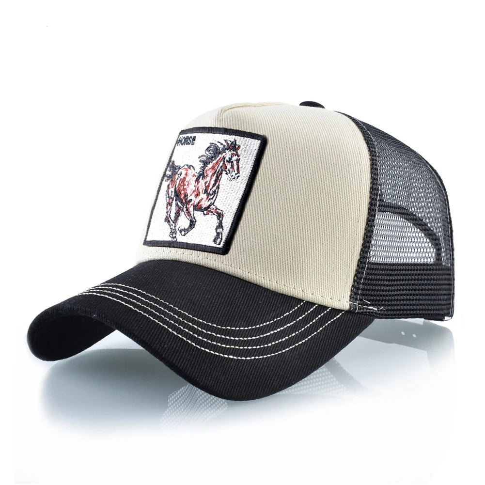 Wild Mustang Western Trucker Caps