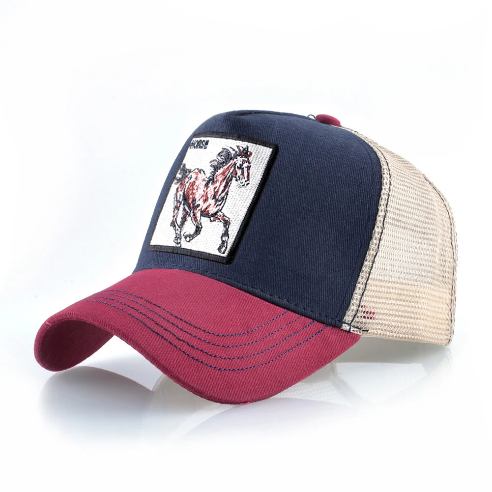 Wild Mustang Western Trucker Caps