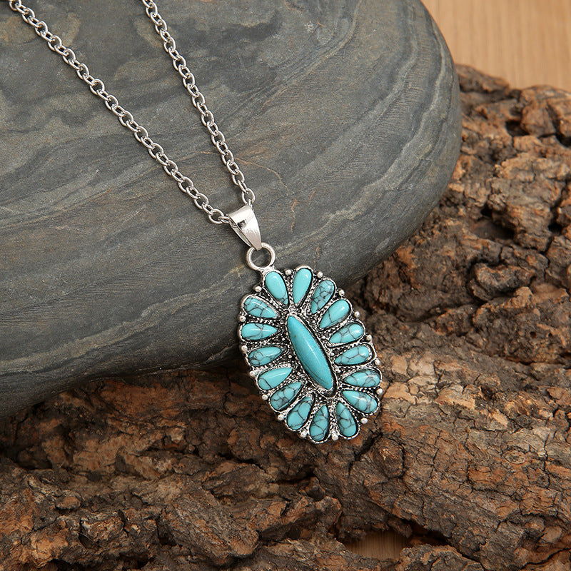 The Aiyana Turquoise Penant Necklace