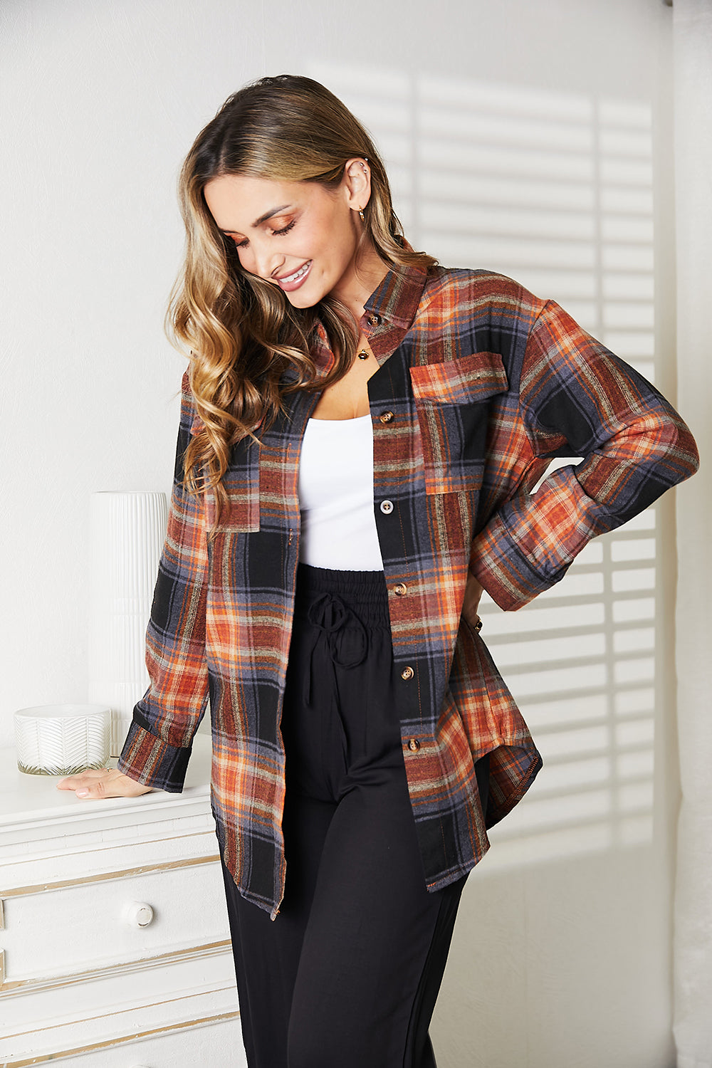 The Kiera Relaxed Fit Plaid Shirt