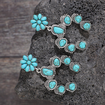 Santa Fe Faux Turquoise Earrings